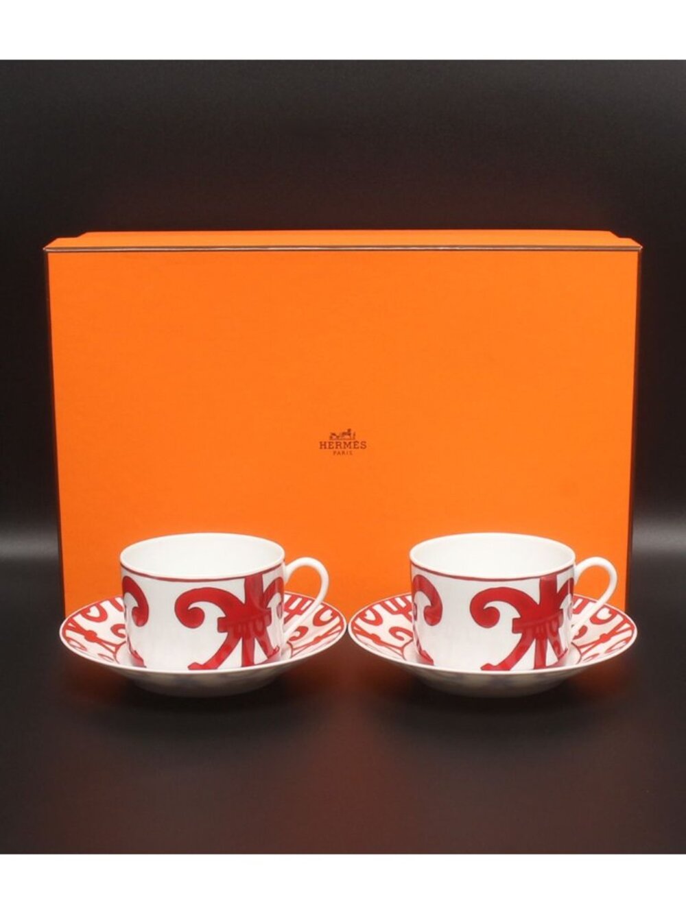 Hermes Morning Cup&saucer Set Pair Guadalquivir